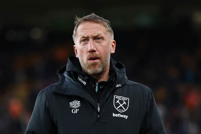 Graham Potter has failed to convince Angel Gomes to move to West Ham.
