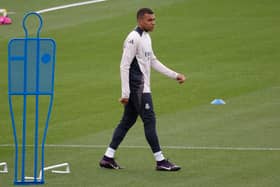 Mbappe was sent off over the weekend