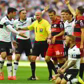 Gary O'Neil was sent off for QPR in the 2014 Championship play-off final.