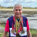 81 year old Dev is running the London Marathon in memory of his late wife Celia 