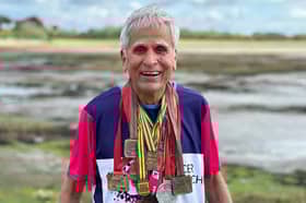 81 year old Dev is running the London Marathon in memory of his late wife Celia 
