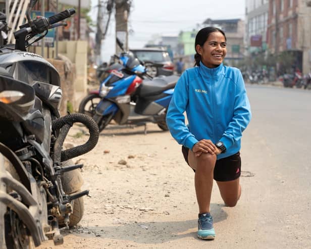 Asma will run the London marathon for Child Rescue Nepal 