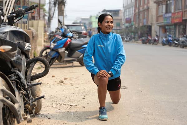 Asma will run the London marathon for Child Rescue Nepal 
