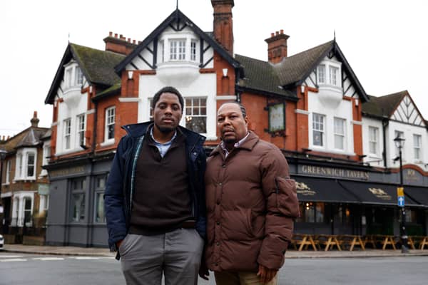 Paul St Hilaire Sr (right) has been operating an ice cream van in the Greenwich area for over 30 years. He is shown beside his son Paul St Hilaire Jr (left)