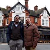Paul St Hilaire Sr (right) has been operating an ice cream van in the Greenwich area for over 30 years. He is shown beside his son Paul St Hilaire Jr (left)
