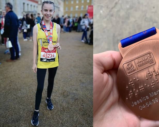 Strangers’ kind gesture at London Marathon almost brought me to tears.