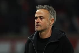 Luis Enrique saw his side lose on Friday night