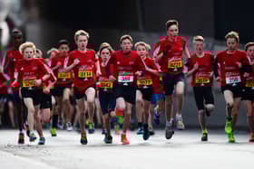 The mini London marathon is a chance for kids to get involved in the race-day festivities 