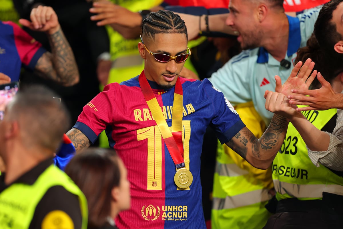 Arsenal sign 48-goal 'monster' for £70m and Barcelona duo in dream starting XI if transfer rumours are true