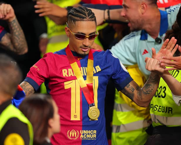Barcelona could listen to offers for Raphinha.