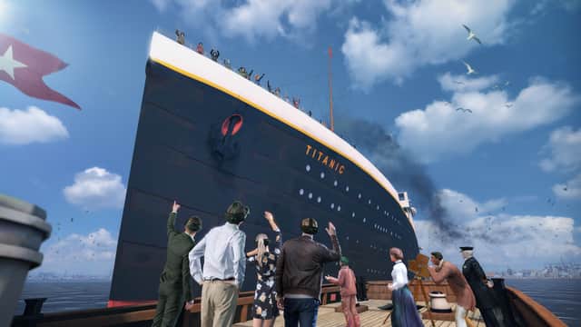 We had our very own Jack and Rose moment at the Titanic VR experience in London