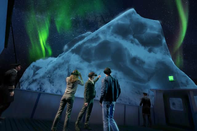 Visitors can see notable moments from the Titanic's history 