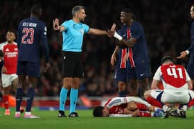 Arsenal and PSG met earlier this season, and with the same referee