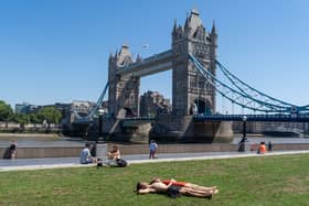 We'll be soaking up the sun in London this week! 
