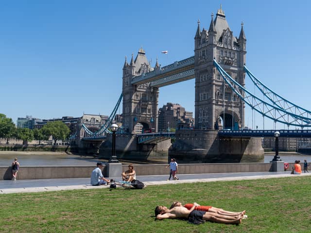 We'll be soaking up the sun in London this week! 