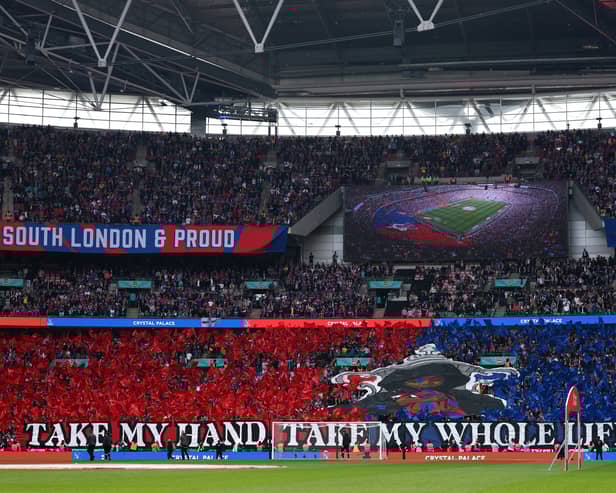 Palace fans will take over Wembley again in May