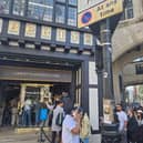 Jellycat fans queue outside Liberty to get the new Liberty Barts bear 