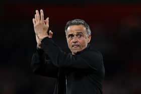 Luis Enrique's side lead at the halfway stage in the tie