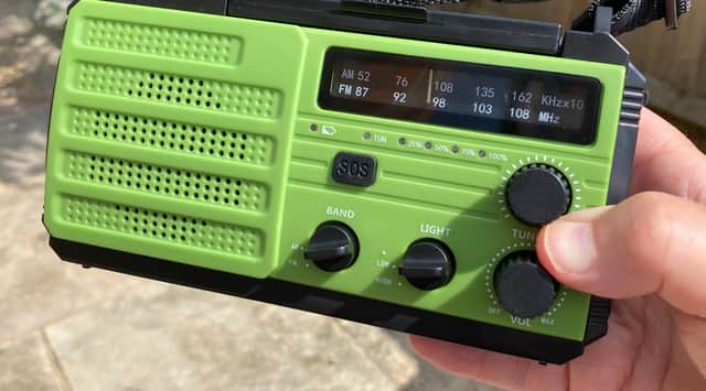 Workhorse: the Ryichi wind-up radio is compact but could be a lifesaver