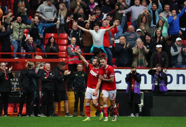 Charlton Athletic take on Wycombe Wanderers in the League One play-off semi final.