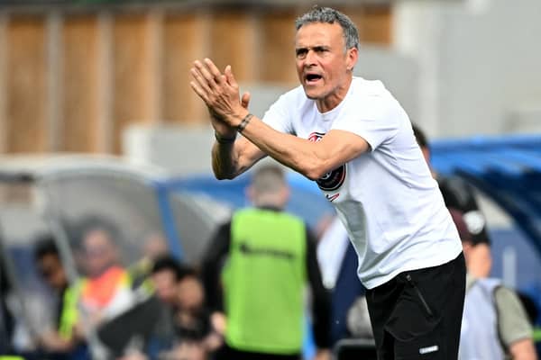 Luis Enrique saw his team lose on Saturday