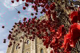 A commemorative display of ceramic poppies has taken over the Tower of London for VE Day but will they be on sale for the public to buy? 