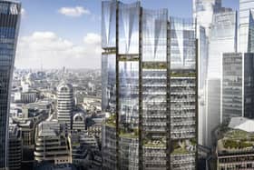 An artist's impression of what 130 Fenchurch Street will look like