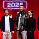 Steven Bartlett accepts the Best International Podcast award for "The Diary of a CEO with Steven Bartlett" onstage during the 2025 iHeartPodcast Awards