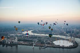 This year’s London hot air balloon festival is expected to take over the capital’s skies this weekend