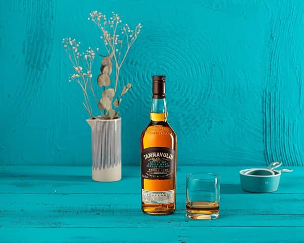 Tamnavulin's Double Cask Speyside Single Malt has aromas of apple, toffee, honey and sweet marzipan