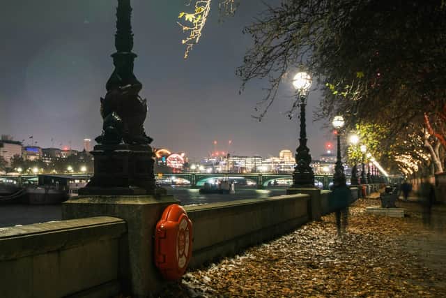 Take a romantic stroll along the river in London