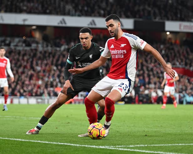 Arsenal face Liverpool at Anfield on Sunday