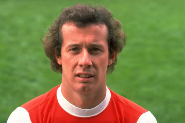 Portrait of Liam Brady of Arsenal, 1977