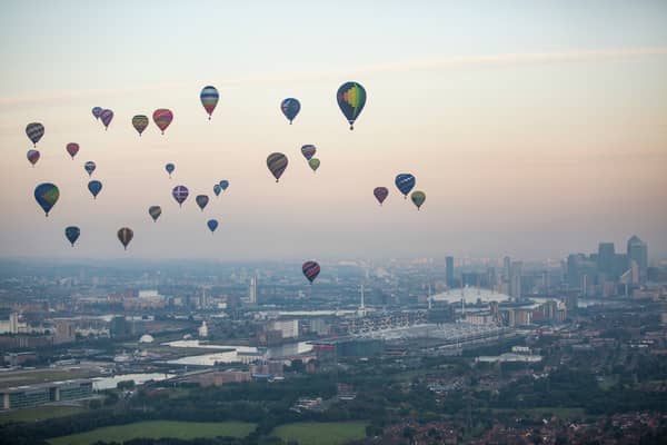London’s annual hot air balloon regatta has been cancelled due to strong winds