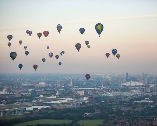 London’s annual hot air balloon regatta has been cancelled due to strong winds