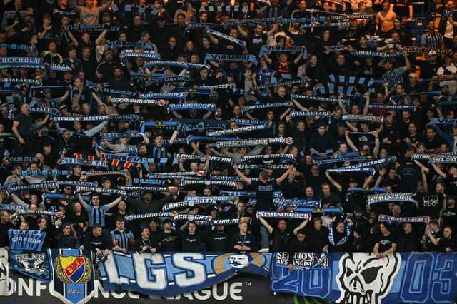 Djugaarden fans at Stamford Bridge