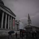 A thunderstorm warning has been issued for London today and tomorrow.