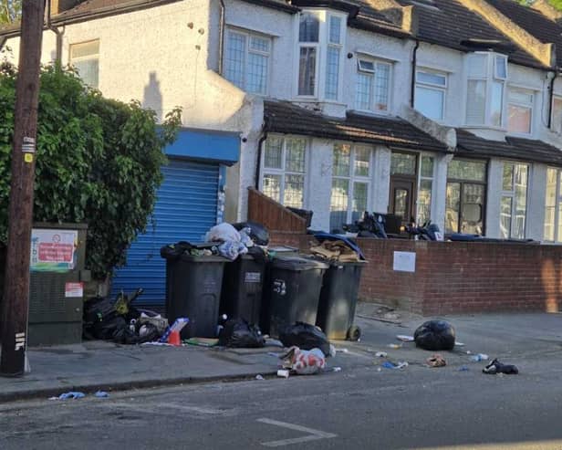 Residents complained about missed collections across Croydon, including on Acacia Road in Norbury