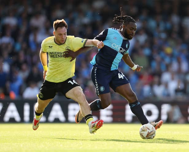 Charlton and Wycombe are locked level