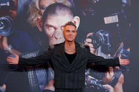 Robbie Williams has been spotted filming a music video in London 