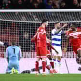 Anfernee Dijksteel celebrates scoring against QPR in March.