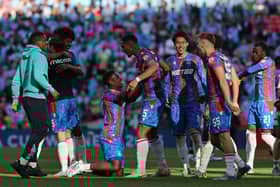 Crystal Palace celebrate winning the FA Cup.