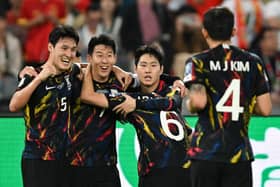 Lee Kang-in in action for South Korea.