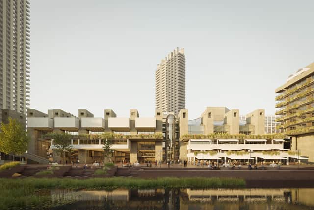 CGI of Barbican Centre works
