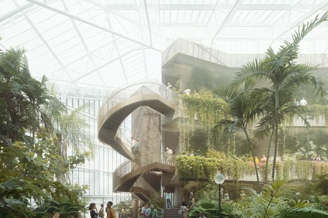 CGI of Barbican Centre works