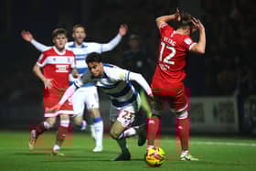 Hevertton Santos in action for QPR.