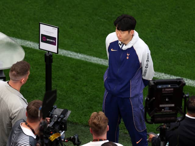 Tottenham Hotspur captain Son Heung-min prepares for the Europa League final.