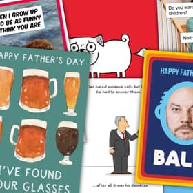 Show your dad how much you love him by giving him an insulting Father's Day card