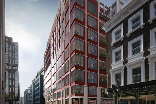 An artist's impression of how One Moor Lane will look