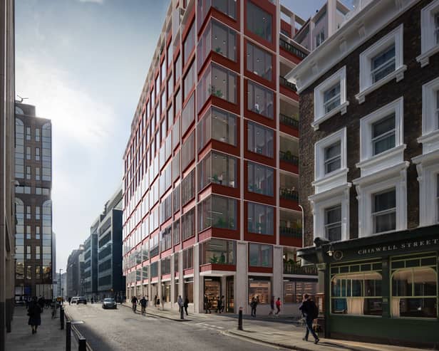 An artist's impression of how One Moor Lane will look